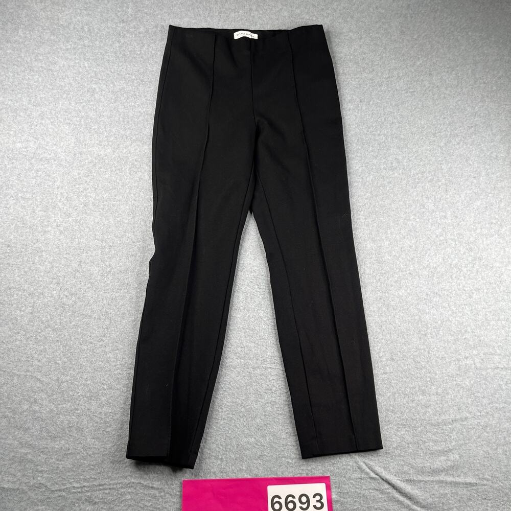 Banana Republic Womens Casual Pants Black Stretch Classic Medium